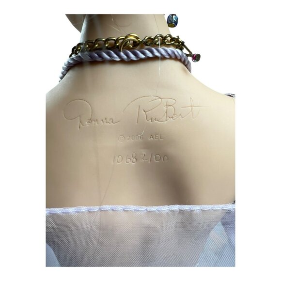 Donna RuBert 2006 AEL 22 in Vinyl Lavender Dress Blonde Hazel Eyes Doll NO STAND - Picture 8 of 8